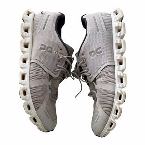 On Cloud 5 Men's Size 10.5 Glacier White Athletic Running Shoes Sneakers Comfort